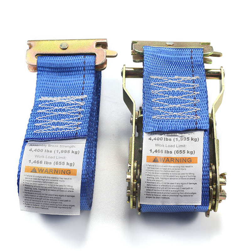 สายรัดวงล้อ E-Track 2 นิ้ว สีน้ำเงิน