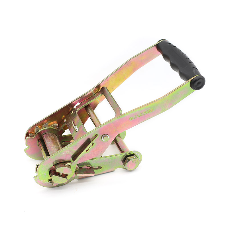 50MM Ratchet Buckle ด้ามจับพลาสติกสีดำ